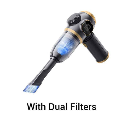 Synapik Wireless Handheld Car Vacuum Cleaner Set - Multi-Function Design for Ultimate Cleanliness