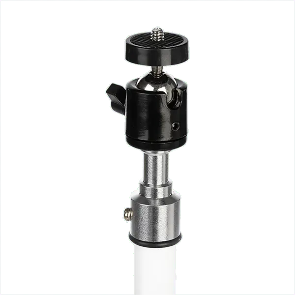 Synapik Foldable Projector Stand - White Floor Stand for Stability and Portability