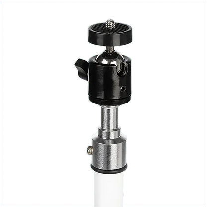 Synapik Foldable Projector Stand - White Floor Stand for Stability and Portability