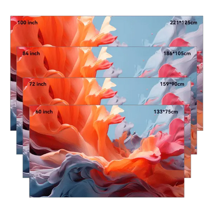 Synapik ALR Portable Projector Screen Pro - Foldable and Easy to Carry