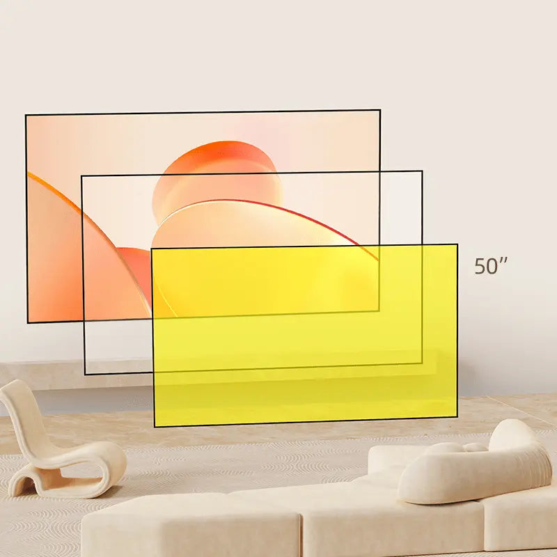 Synapik Fresnel ALR Projector Screen - Ultra-Clear Home Cinema Experience with Vivid Imagery